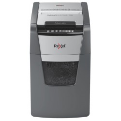 Distrugator Documente Automat Rexel Optimum 150x, P4, Cross-cut (confeti), 150 Coli, Cos 44l, Negru-